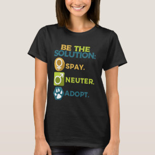 Camiseta Seja O Núcleo Da Solução A Adotar Amantes de os an