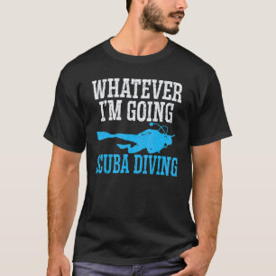 Camiseta Seja o que Eu For Mergulho Aquaholic Marinha L