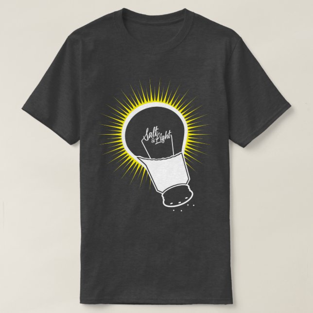 Camiseta Seja O Sal E A Luz Da Terra 5 (Frente do Design)