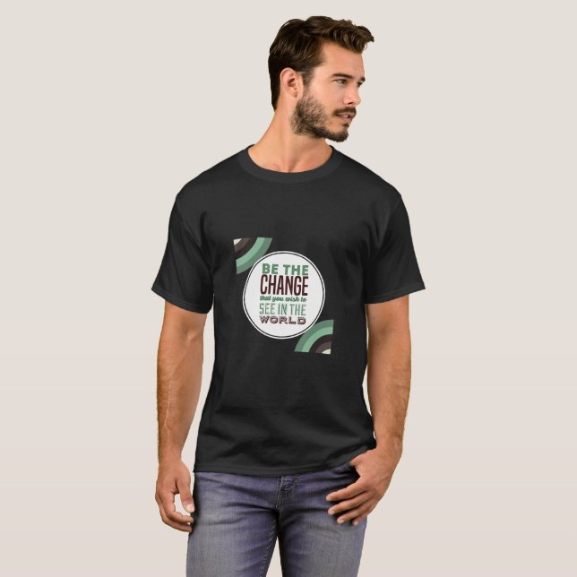 Camiseta "Seja o Troco de Tee" (Frente Completa)