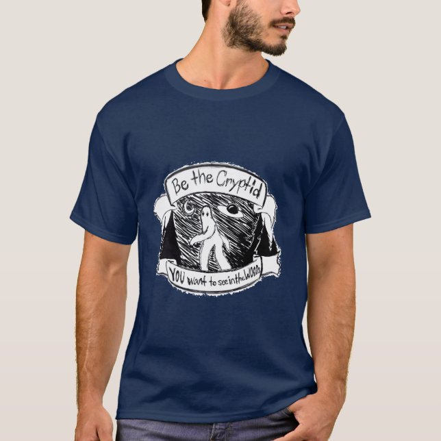 Camiseta Seja o vintage Cyptid (Frente)