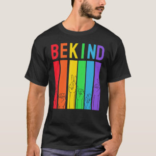 Camiseta Seja Orgulho Tipo Lgbtq Cores Arco-Íris Parada Grá