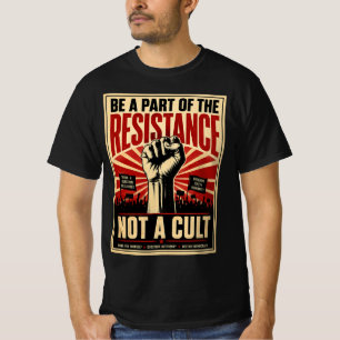 Camiseta Seja Parte da Resistência   Ativismo Vintage
