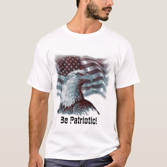Camiseta Seja patriótico! (Frente)