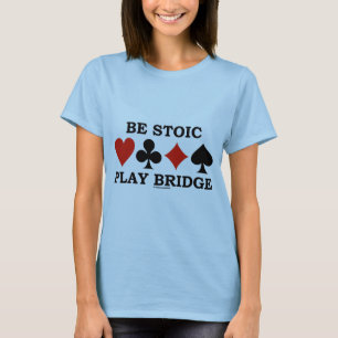 Camiseta Seja ponte estóico do jogo (quatro ternos do