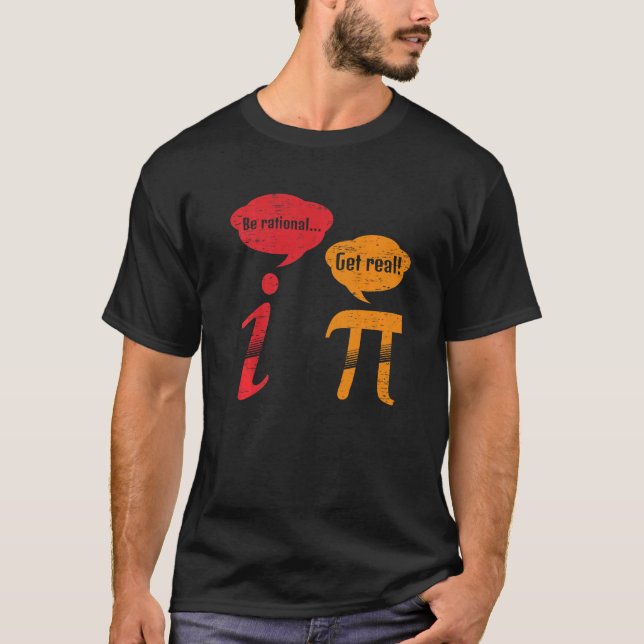 Camiseta Seja racional e se torne real (Frente)