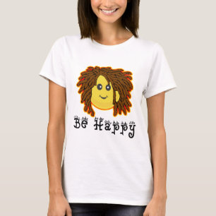 Camiseta Seja Rasta feliz segunda-feira Dreadlocks
