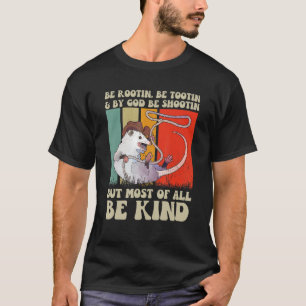 Camiseta Seja Rootin Be Tootin Be Shootin Be Kind Cowboy Op