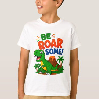 Camiseta 🦖 Seja Rugido algum Presente de Dinossauro para C
