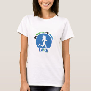 Camiseta Seja saudável, obtenha o t-shirt ativo