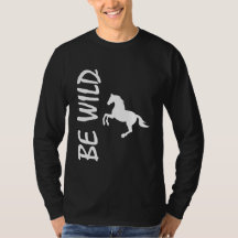 Seja Selvagem – Design de Cavalo Forte