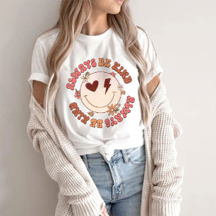 Camiseta Seja Sempre Bonita, Traços Positivos