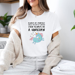 Camiseta Seja sempre um unicórnio