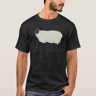Camiseta Seja Sempre Você E Seja Uma Ovelha De Suffolia