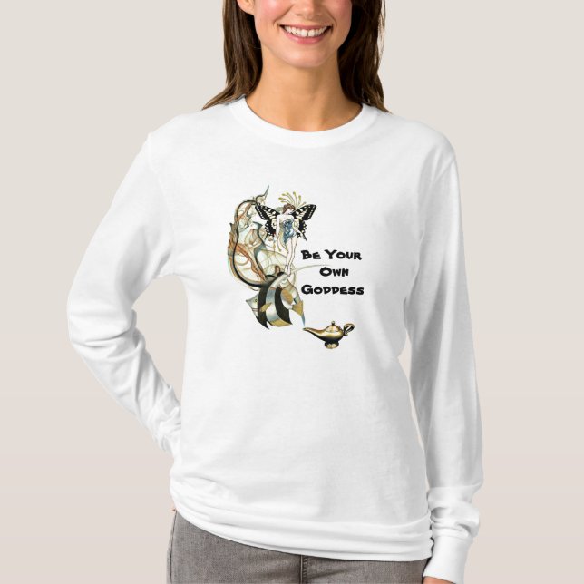 Camiseta Seja sua própria deusa (Frente)