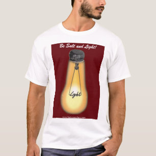Camiseta "Seja t-shirt de sal e de luz"