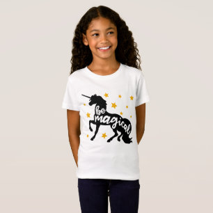 Camiseta Seja t-shirt mágico da fantasia do unicórnio