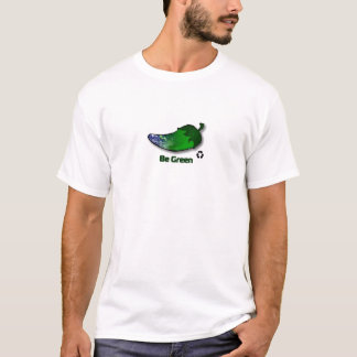 Camiseta Seja t-shirt orgânico verde