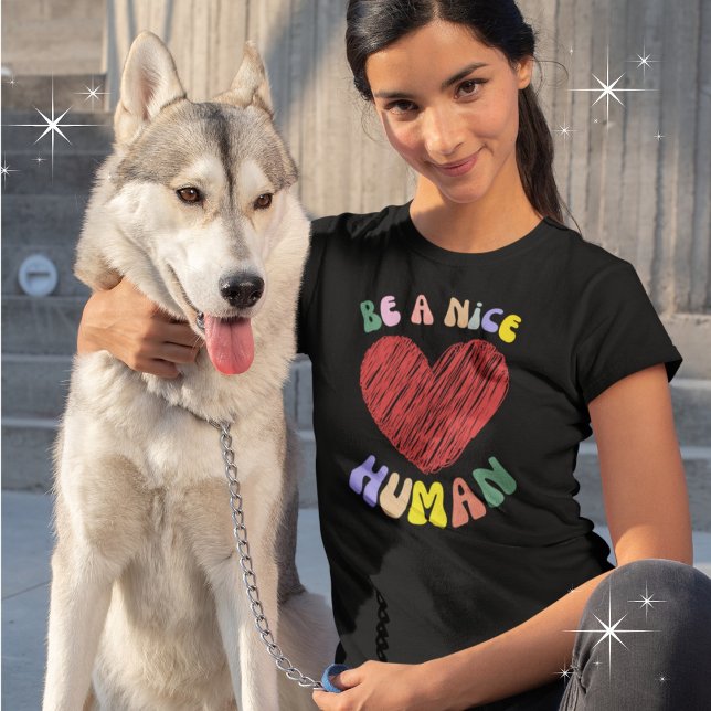 Camiseta Seja um belo coração vermelho humano (Available in multiple styles, colors and sizes. )