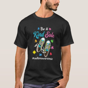Camiseta Seja Um Calçado Gentil Menino Menina Autismo Puzzl
