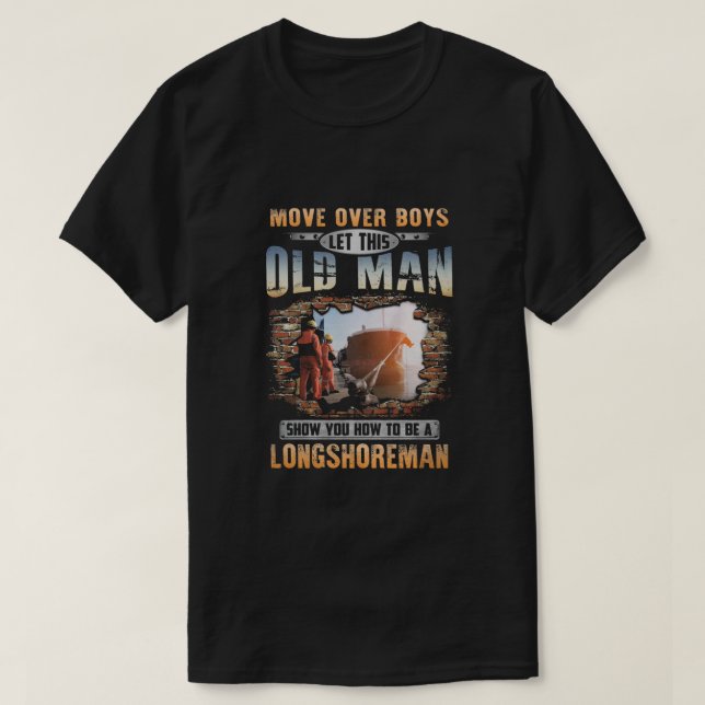 Camiseta Seja Um Longshoreman (Frente do Design)