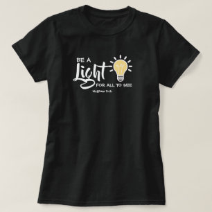 Camiseta Seja Um Mateus Claro 5:16 T-Shirt