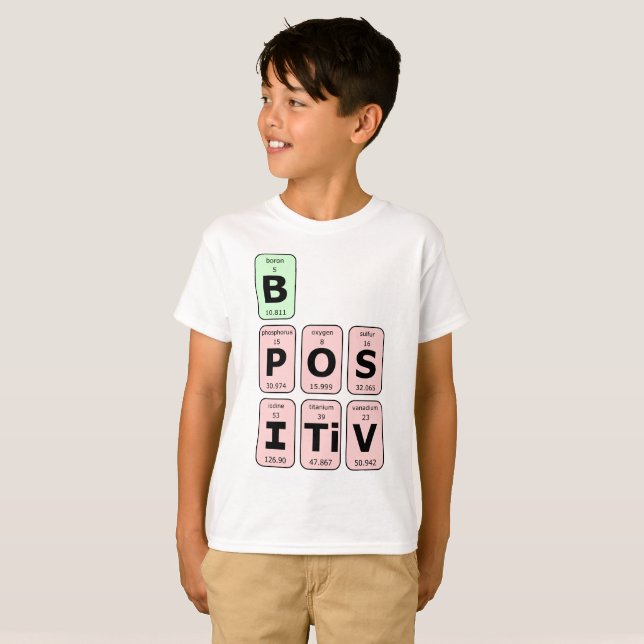 Camiseta Seja um Nerd Geek de ciência positivo (Frente Completa)