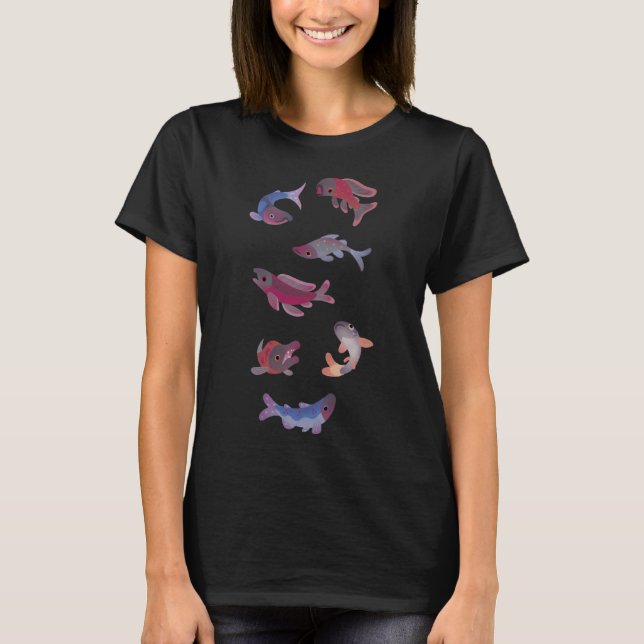 Camiseta Seja um peixe dourado (Frente)