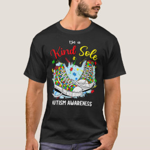 Camiseta Seja Um Pouco Autista Consciência Arco-Íris Quebra