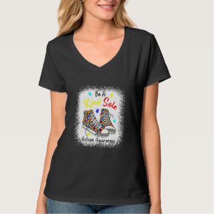 Camiseta Seja Um Pouco Autista Consciência Arco-Íris Trendê