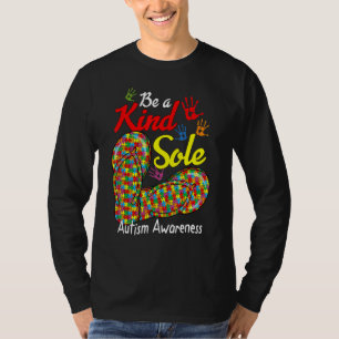 Camiseta Seja Um Sole Sole Autismo Conhecimento Mês Quebra-
