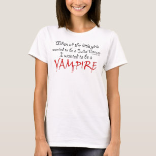 Camiseta Seja um vampiro dizendo
