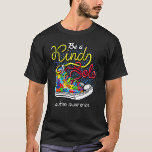 Camiseta Seja Uma Alma Gentil Puzzle de Conscientização do
