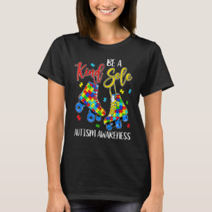 Camiseta Seja Uma Alma Gentil Puzzle de Conscientização do