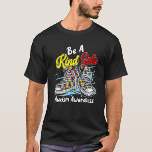 Camiseta Seja Uma Alma Gentil Puzzle de Conscientização do