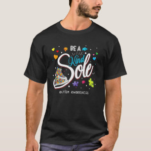 Camiseta Seja Uma Alma Gentil Sapato de Conscientização do