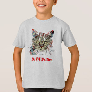 Camiseta Seja uma citação de gato divertida e intuitiva