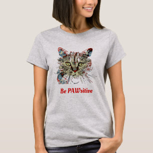 Camiseta Seja uma citação de gato divertida e intuitiva