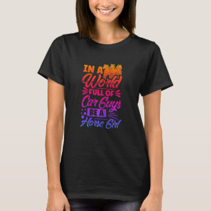 Camiseta Seja uma garota de cavalo Equitação Cavaleiro Eque
