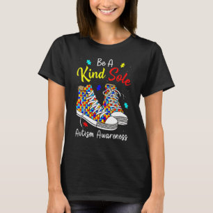 Camiseta Seja Uma Sombra Gentil Conscientização do Autismo