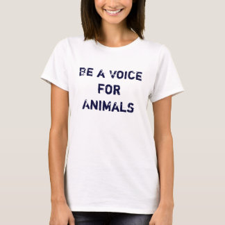 Camiseta Seja uma voz para animais