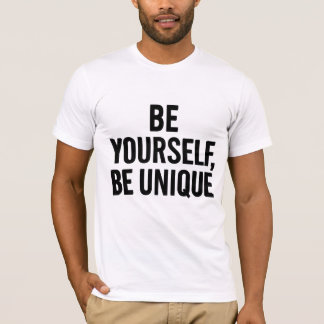 Camiseta Seja Único - Citação Motivacional T-Sh