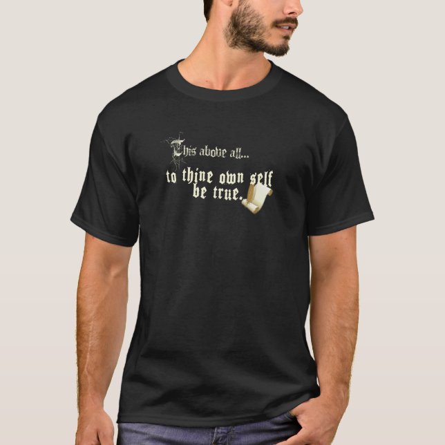 Camiseta Seja Verdadeiro Para Si Mesmo (Frente)