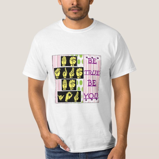 Camiseta Seja verdadeiro - seja você (Frente)