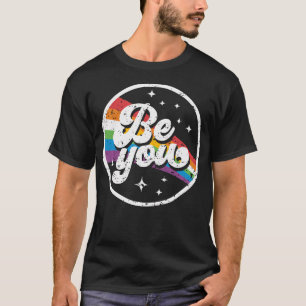 Camiseta Seja Você Arco-Íris Lgbt Lésbica Gay Bissexual Tra