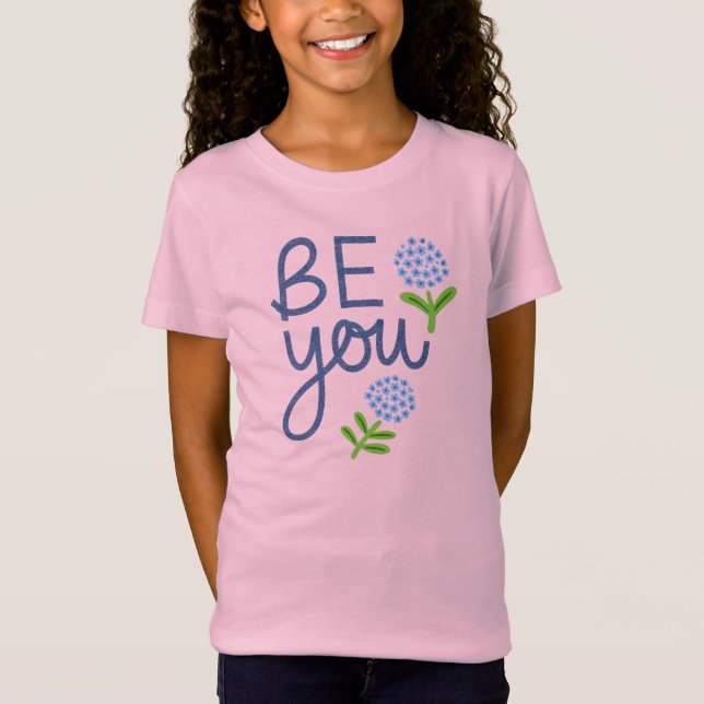 Camiseta Seja você crianças (Frente)