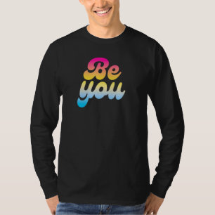 Camiseta Seja Você Lgbtq Pan Prioridade Sinalizador Pansexu