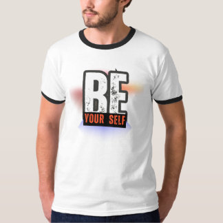 Camiseta SEJA VOCÊ MESMO – Design de Tipografia Motivaciona