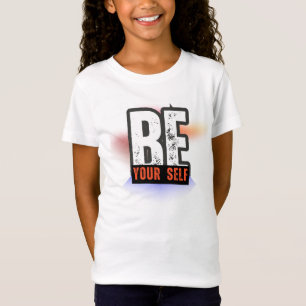 Camiseta SEJA VOCÊ MESMO – Design de Tipografia Motivaciona