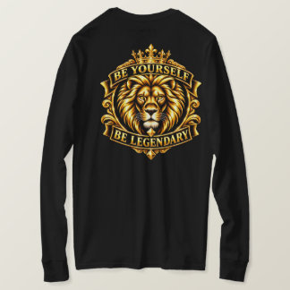 Camiseta Seja Você Mesmo Seja Lendário Leão Dourado